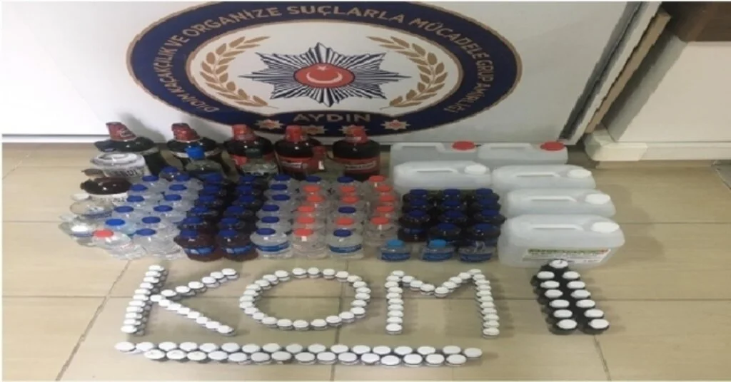 Didimde Kaçak İçki Operasyonu