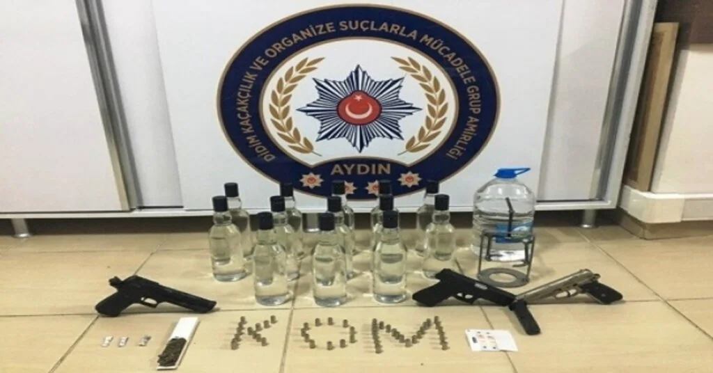 Didimde Kaçak İçki Ve Uyuşturucu Operasyonu