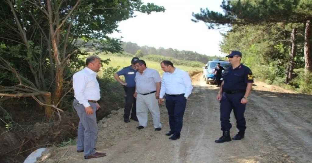 Dumlupınarda Kızılcaköy Gölet Yolu Alt Yapı Çalışmaları Tamamlandı