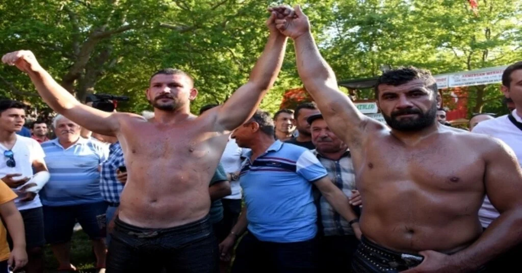 Egenin Kırkpınarında Başpehlivan Yanatman