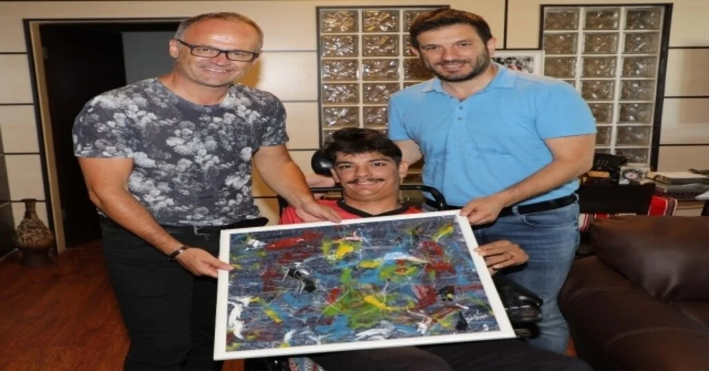 Engelli Sporcudan İrfan Buza Resim
