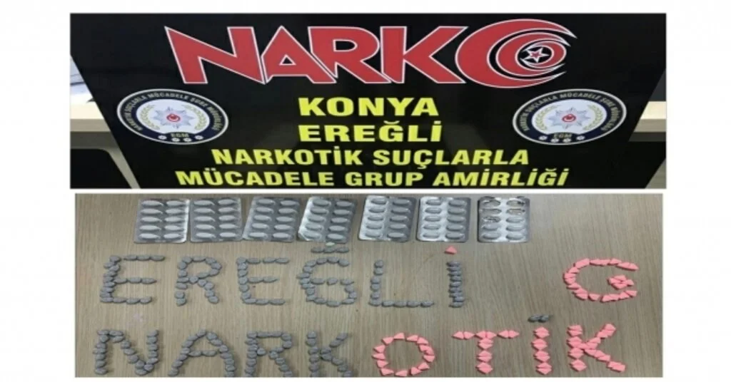 Ereğlide Uyuşturucu Hap Ele Geçirildi