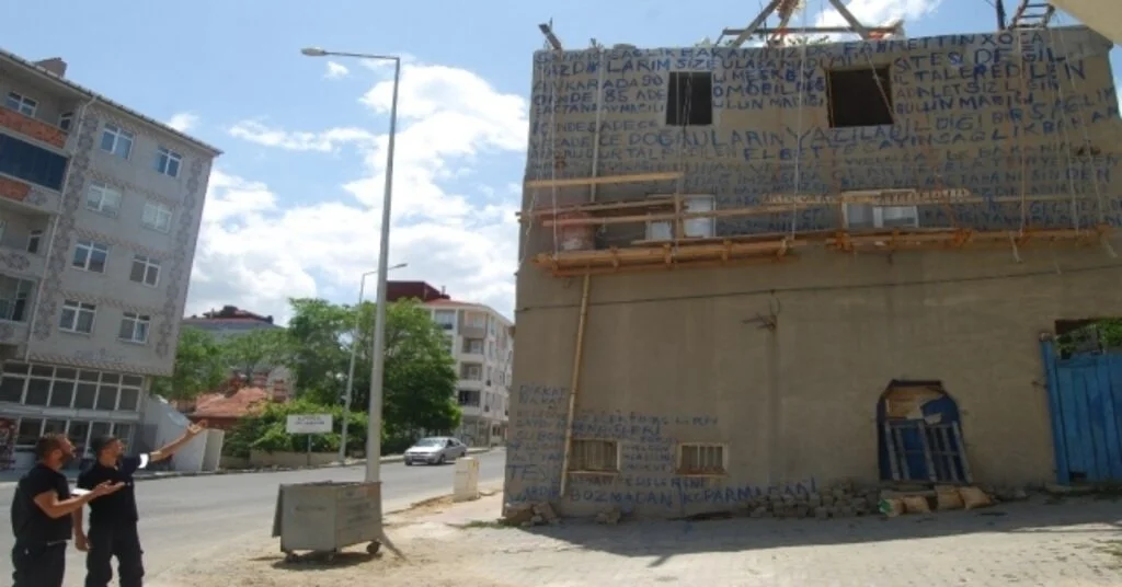 Evin Duvarındaki Yazıları Kimse Anlayamadı: Hayretle Okumaya Çalıştılar