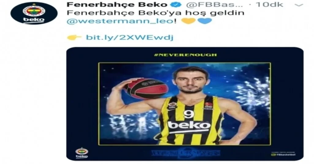 Fenerbahçe Beko, Westermannı Açıkladı