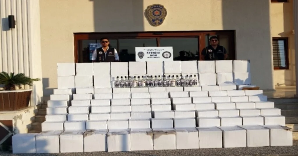 Fethiyede Bin 535 Litre Sahte İçki Ele Geçirildi