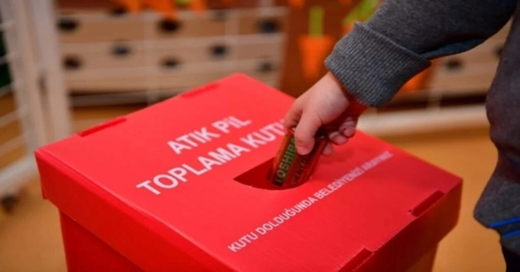 Gaziantepte Okullardan 4 Bin Kilo Atık Pil Toplandı