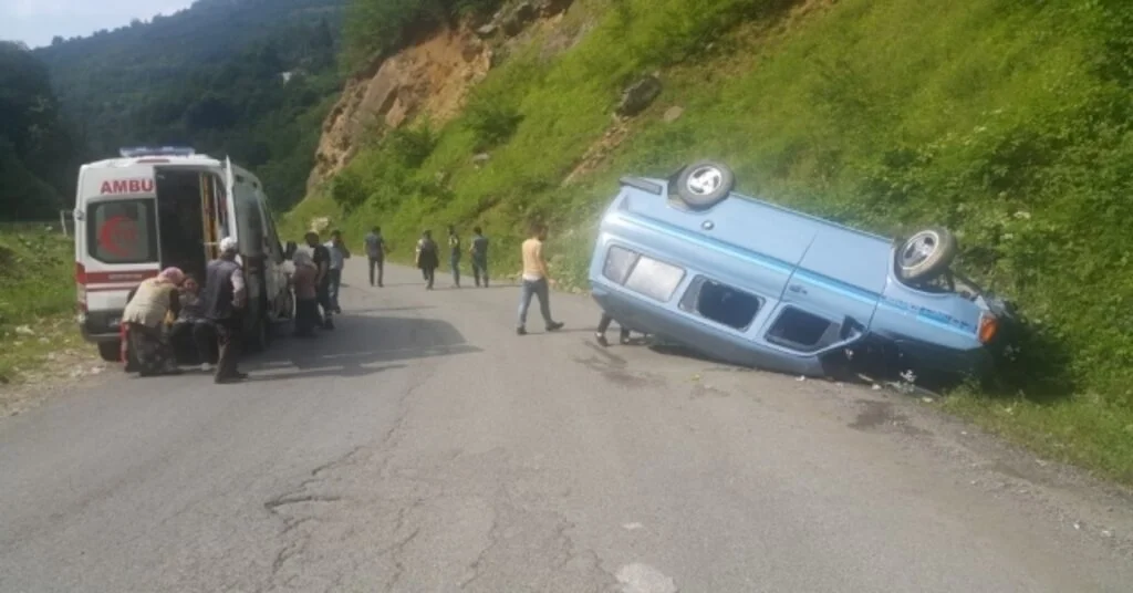 Giresunda Kaza: 5 Yaralı