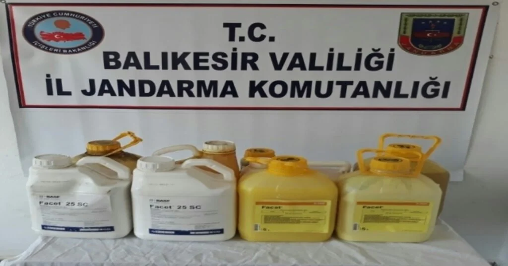 Gönende Sahte Tarım İlacı Operasyonu