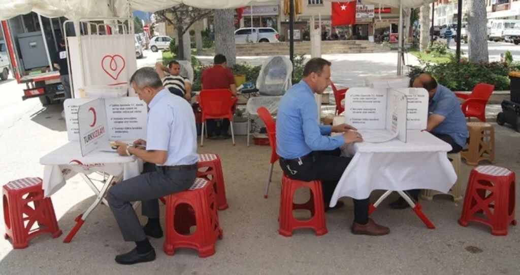 Gümüşhacıköy'de kan  bağışı kampanyası
