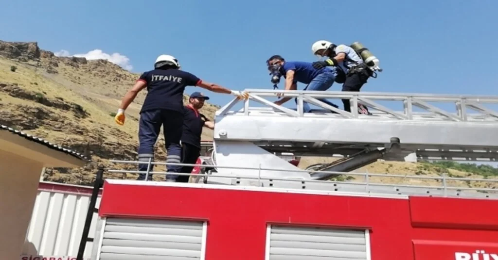 Hastanede Yangın Tatbikatı