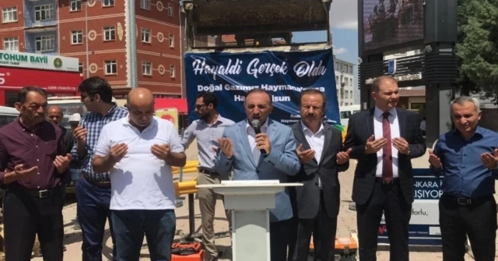 Haymana Doğalgaza Kavuştu