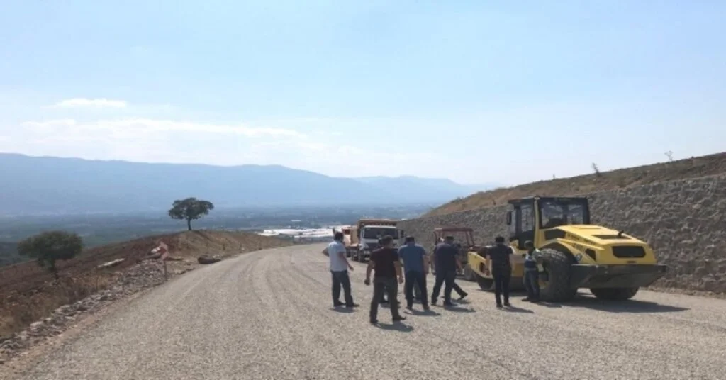 Hisarcık-Simav Arası Yol Yapım Çalışmalarında Sona Gelindi
