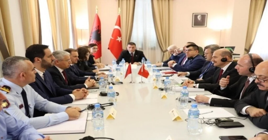 İçişleri Bakanı Süleyman Soylu Arnavutlukta