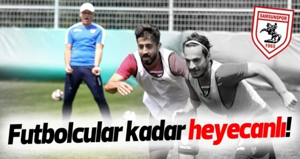 İrfan Buz, futbolcular kadar heyecanlı!