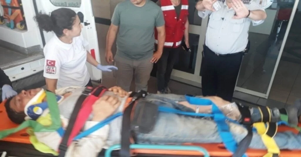 İskeleden Düşen İşçi Yaralandı
