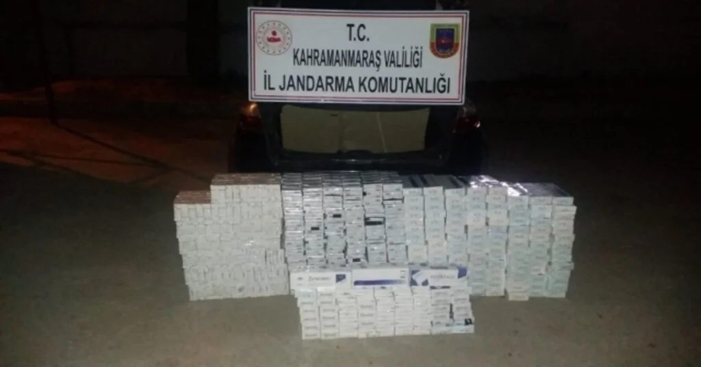 Kahramanmaraşta Kaçak Sigara Operasyonu