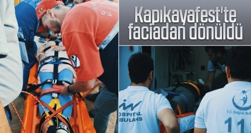 Kapıkayafest'te faciadan dönüldü