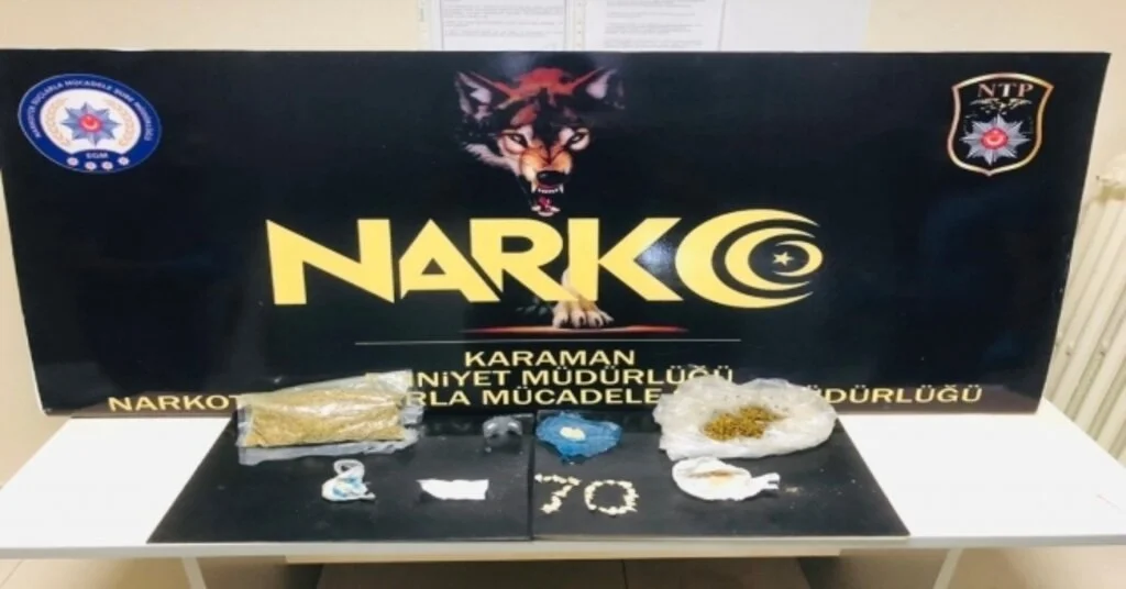Karamandaki Uyuşturucu Operasyonunda 5 Tutuklama