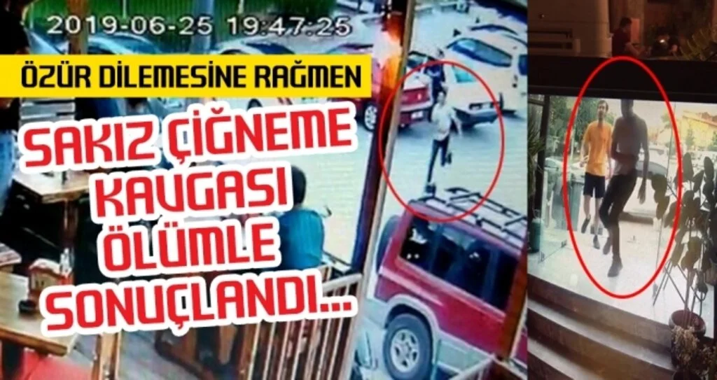 Kaymakamın Oğlunun Hayatını Kaybettiği Kavga Güvenlik Kamerasında
