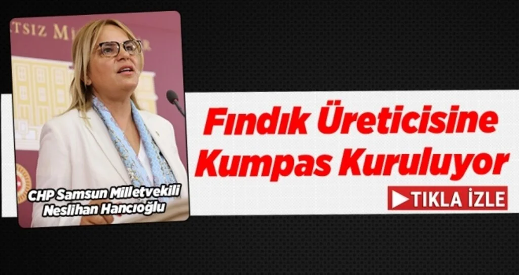Milletvekili Hancıoğlu: Fındık üreticisine kumpas kuruluyor