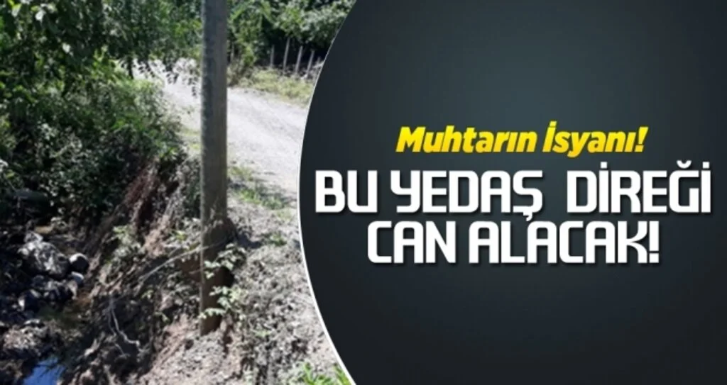 Muhtarın İsyanı! Bu YEDAŞ Direği Can Alacak