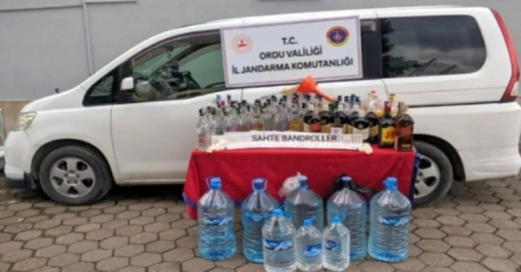 Orduda Kenevir Ve Kaçak İçki Operasyonu