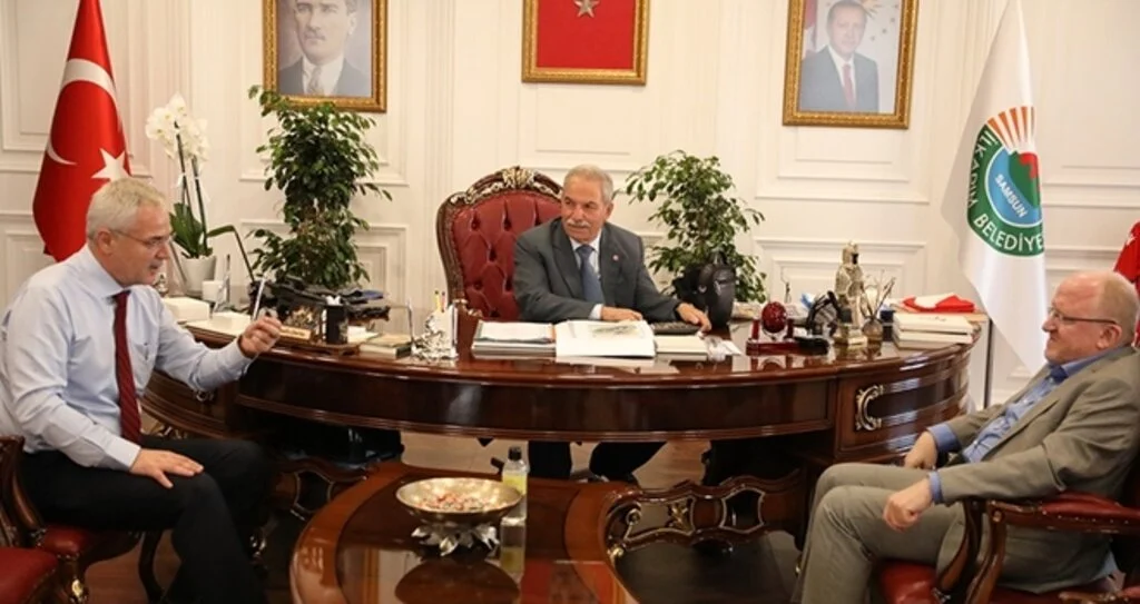 Rektör Mahmut Aydın Başkan Demirtaş'ı Ziyaret Etti