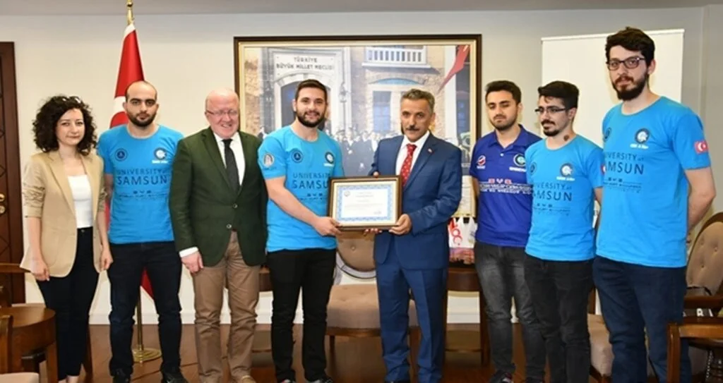 Roket Takımı'na Teşekkür Belgesi 