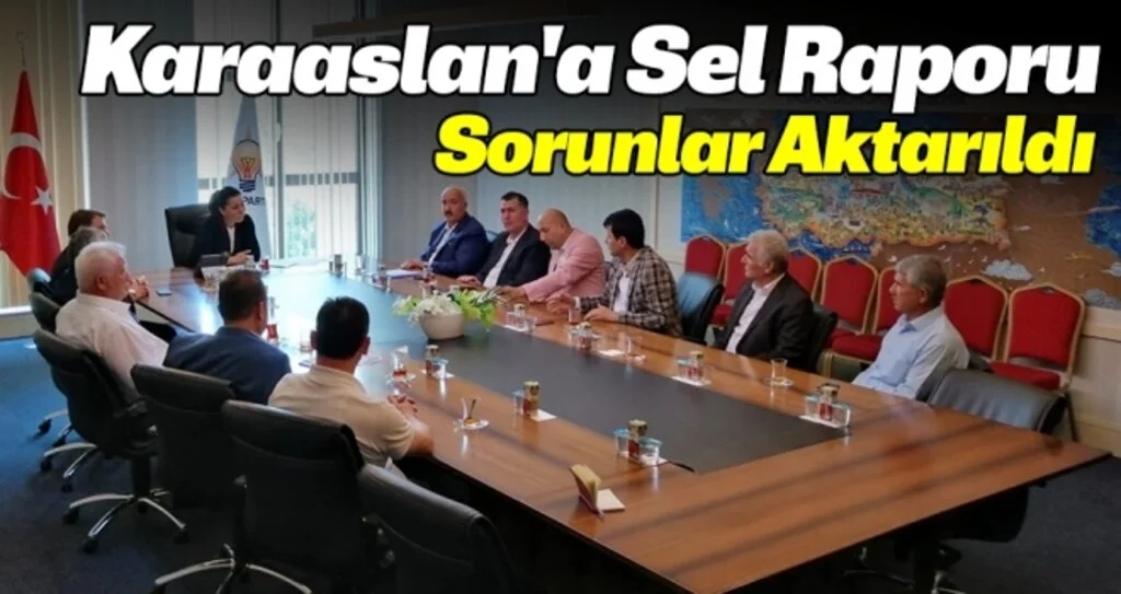 Samsun Ziraat Odaları'ndan Çiğdem Karaaslan'a Sel Raporu