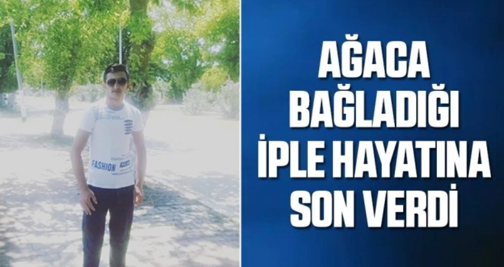 Samsun'da 19 Yaşındaki Çocuk Kendini Ağaca Bağladığı İple Hayatına Son Verdi