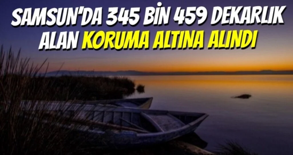 Samsun’da 345 bin 459 dekarlık alan koruma Altına Alındı