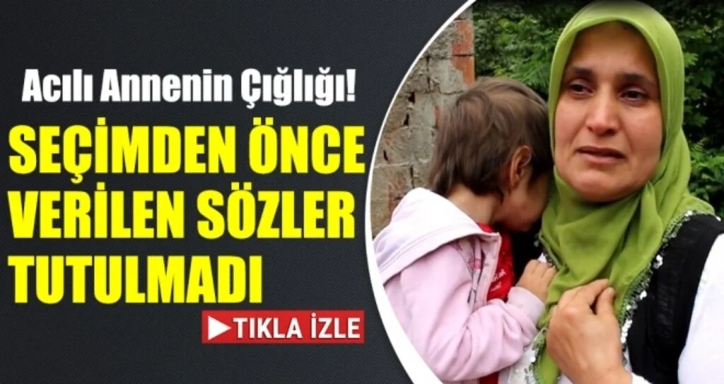 Samsun'da Acılı annenin çığlığı