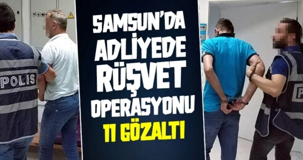 Samsun'da Adliyede Rüşvet!