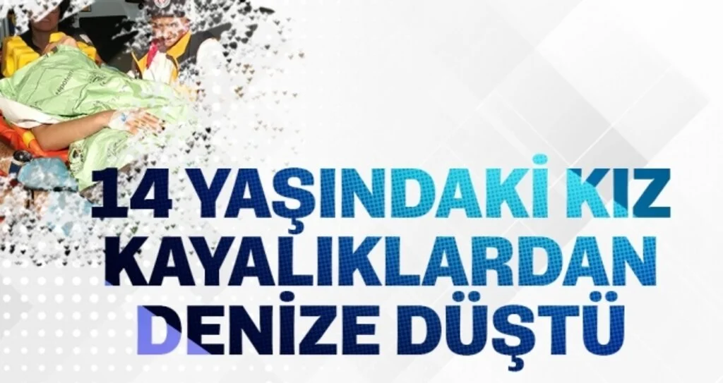 Samsun'da Kayalıklardan denize düşen kızı vatandaşlar kurtardı