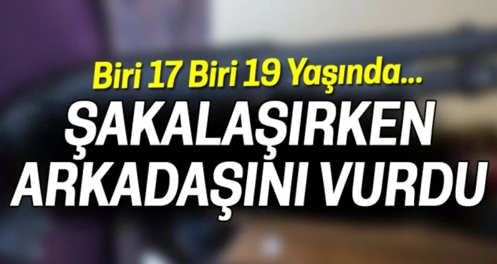 Samsun'da Şakalaşırken Arkadaşını Vurdu