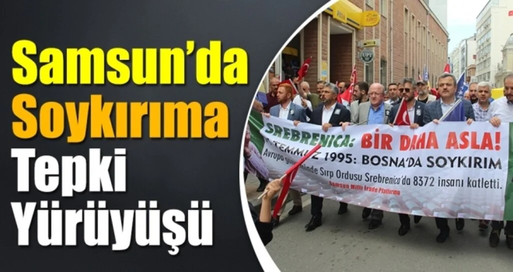 Samsun'da Soykırıma Tepki Yürüyüşü!