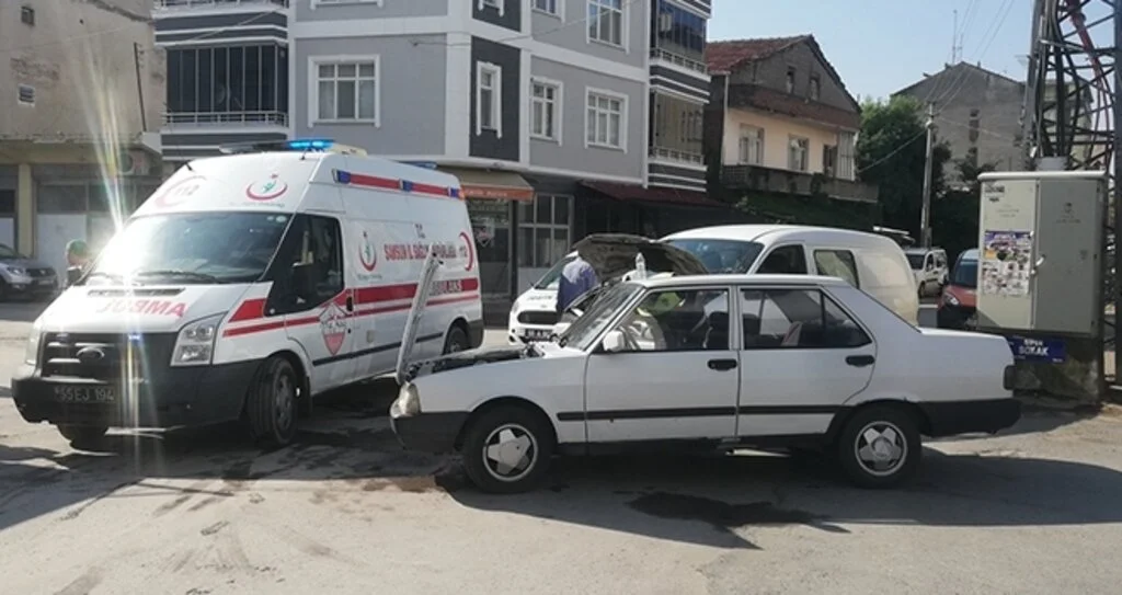 Samsun'da Trafik Kazası!