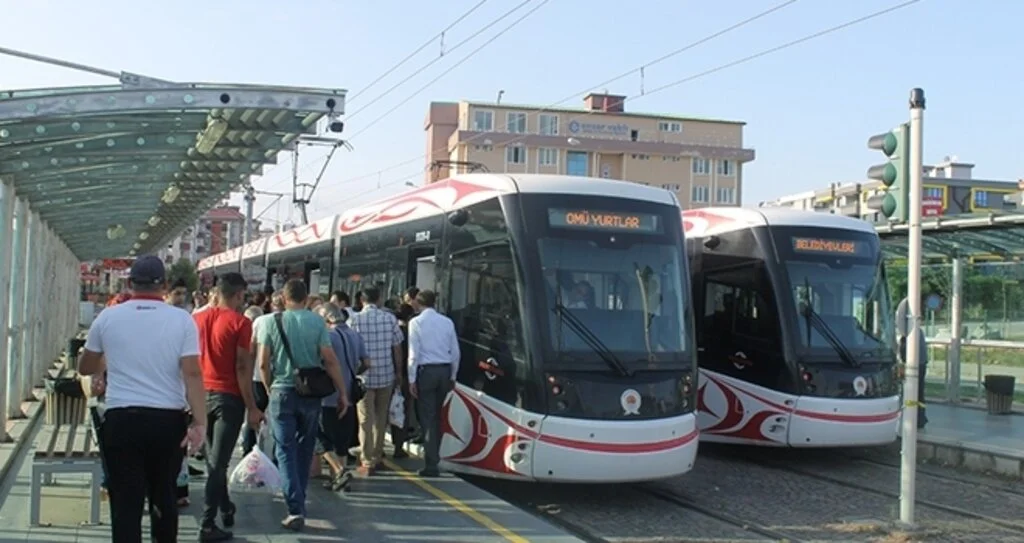 Samsun'da Tramvay Kampüse Çıktı!
