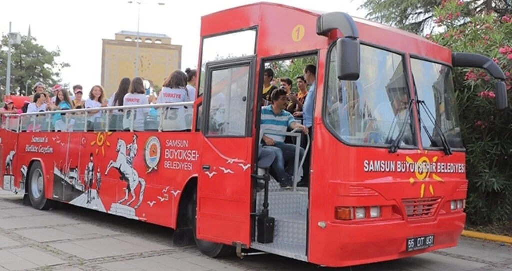 Samsun'da ücretsiz otobüs turu