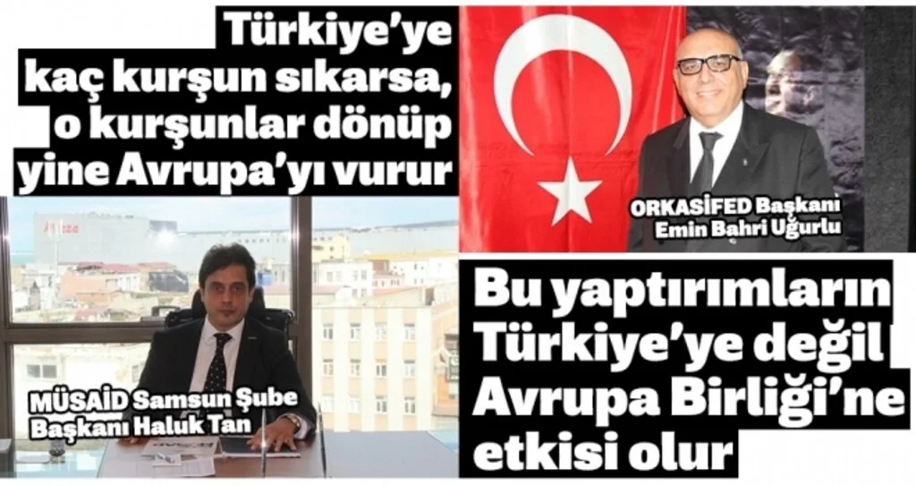 Samsun’dan Avrupa’ya Gözdağı