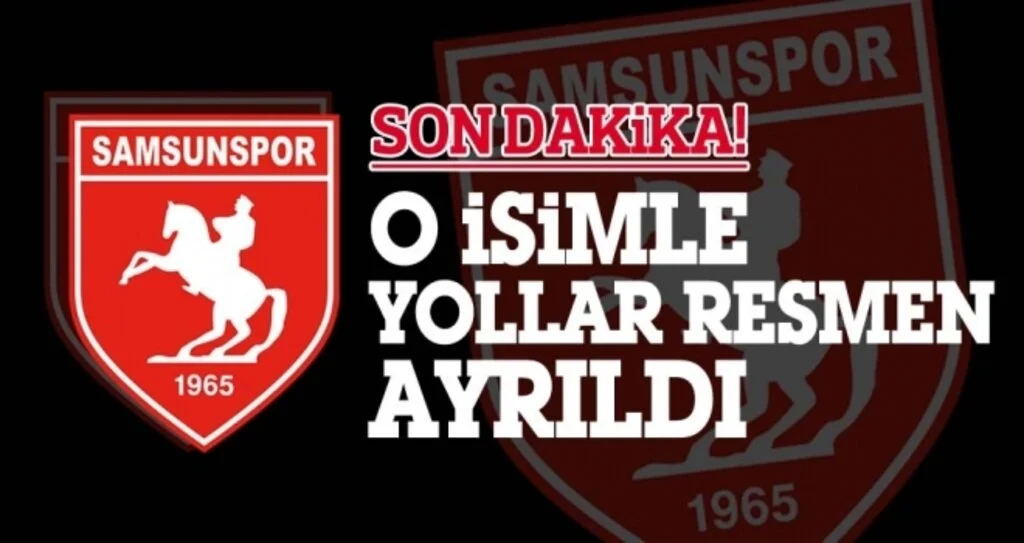 Samsunspor'da ayrılık! Erhan Şentürk Sancaktepe'de