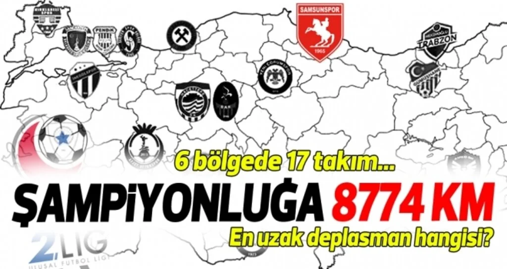 Samsunspor'un en uzak deplasmanı hangisi? 2019-2020 sezonunda kaç km mesafe kat edecek?