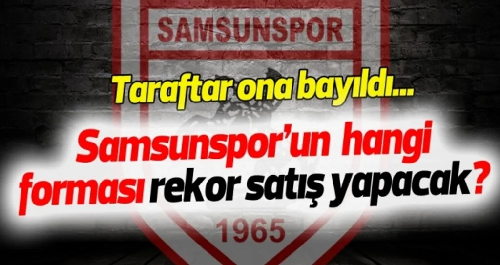 Samsunspor'un siyah forması taraftarı hayran bıraktı
