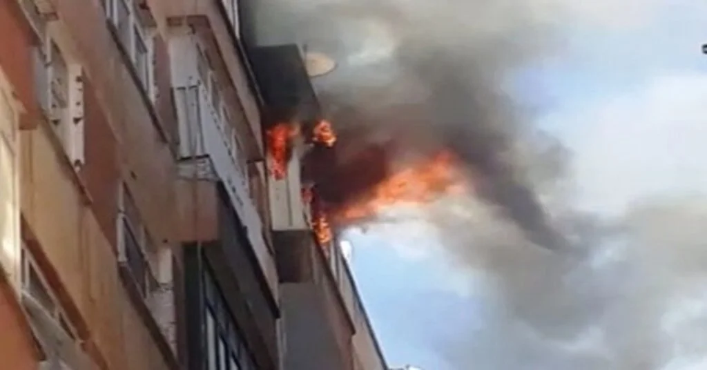 Şanlıurfada Korkutan Yangın