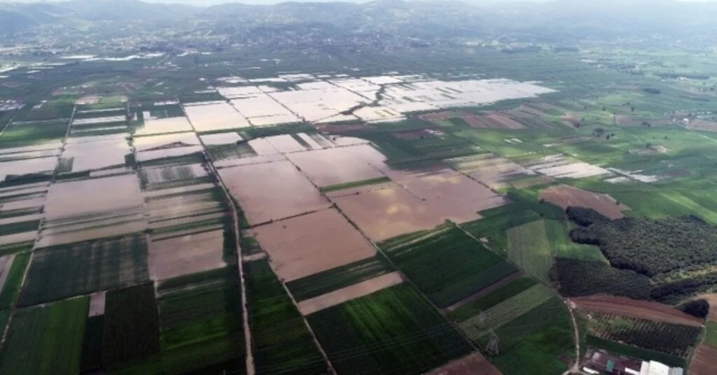 Serdivanda Bin 735 Dekar Tarım Alanı Selden Zarar Gördü