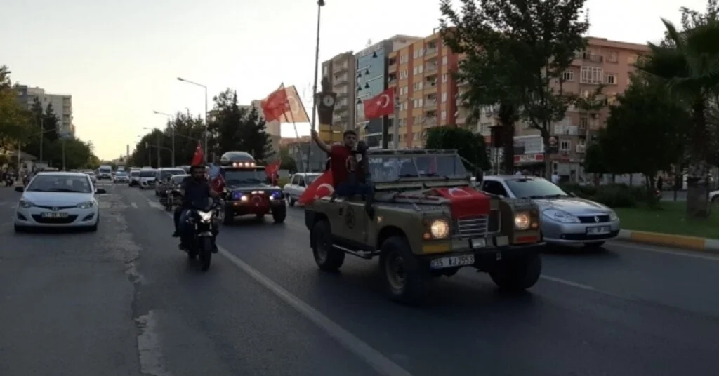Sincikte Şehit Polis İçin Konvoy Düzenlendi