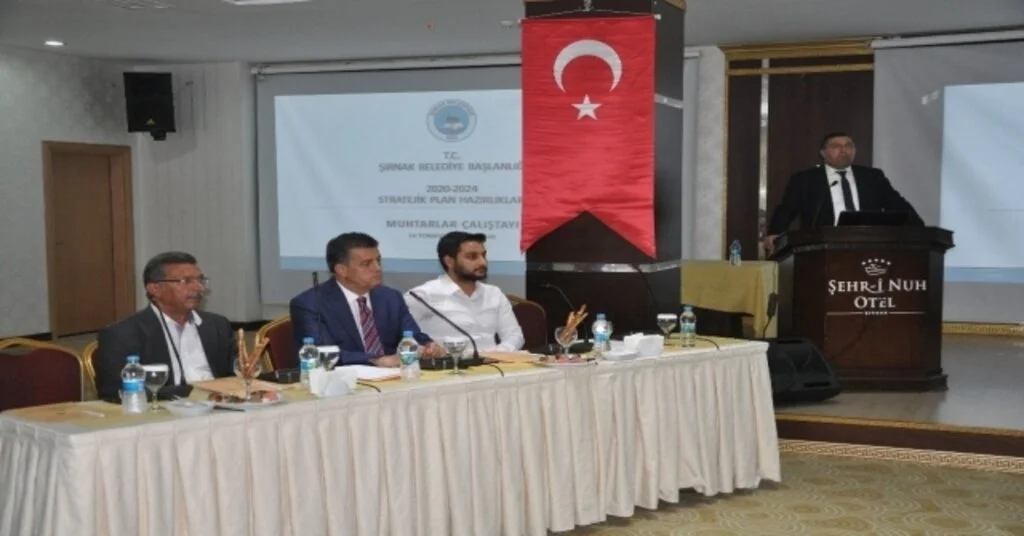 Şırnak Belediyesinin 2020-2024 Dönemi Stratejik Plan Çalıştayı Başladı