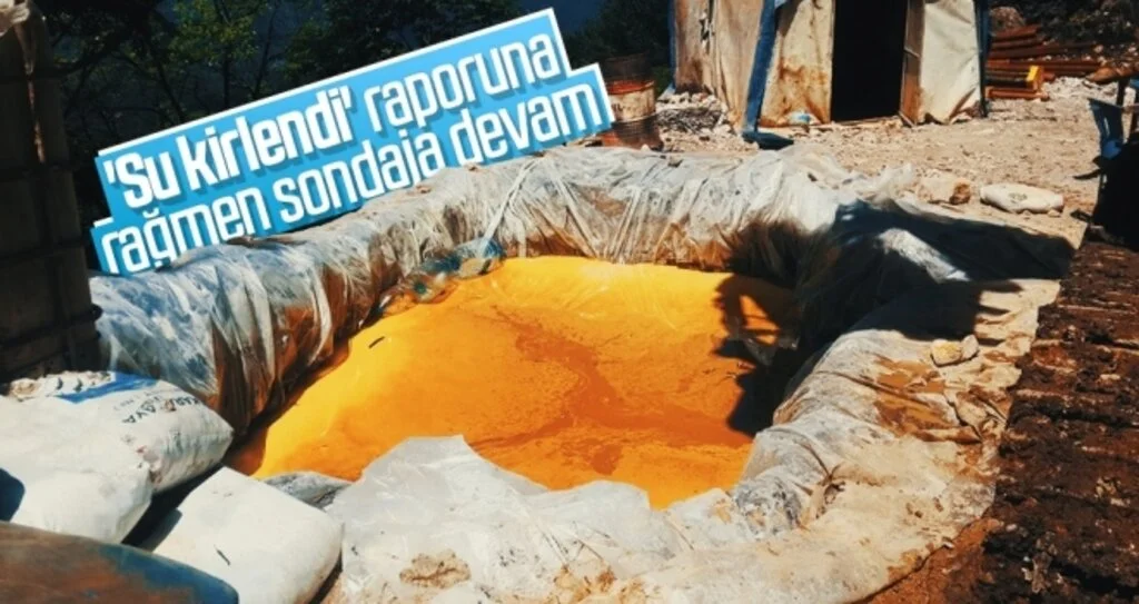 'Su kirlendi' raporuna rağmen sondaja devam