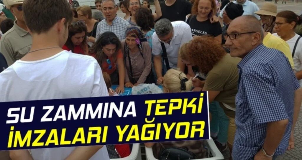 Su Zammına Tepki İmzaları Yağıyor
