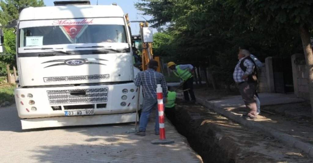 Şuhutta Doğalgaz Çalışmaları Tam Gaz Devam Ediyor